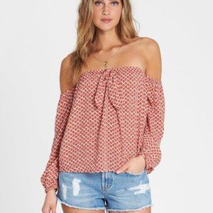 Billabong Forever Lover Off-The-Shoulder Top